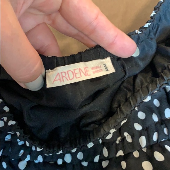 Ardene | Strapless flowy polka dots dress - Picture 2 of 6